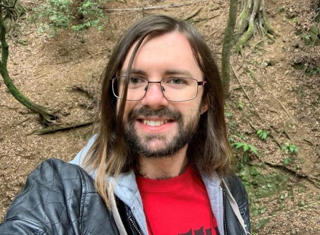 Beau Windon in a forest